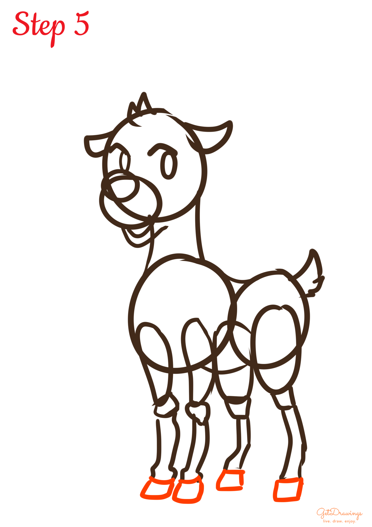 How to Draw a Reindeer