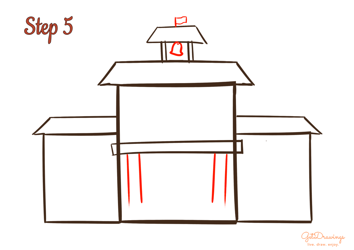 How to Draw a School