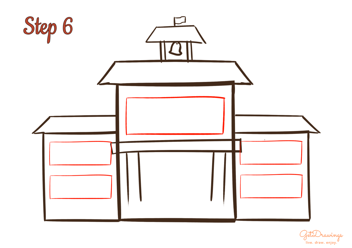How to Draw a School