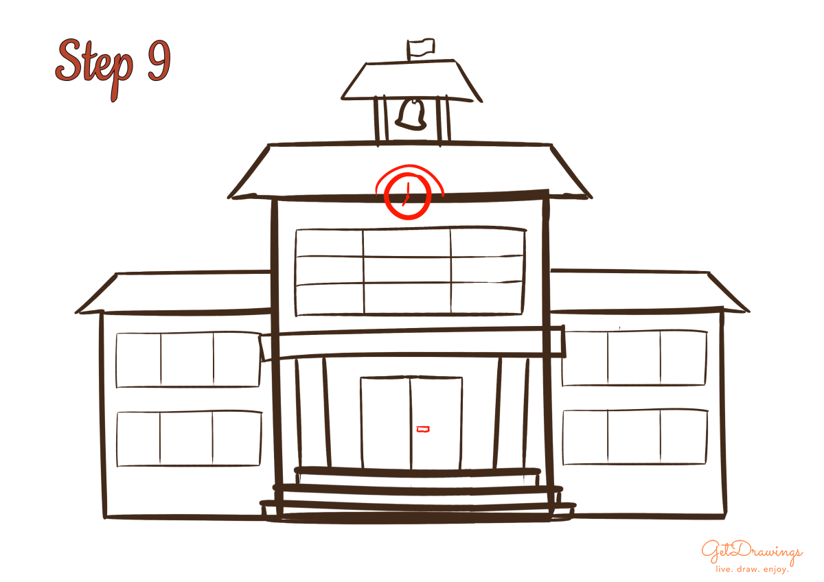How to Draw a School