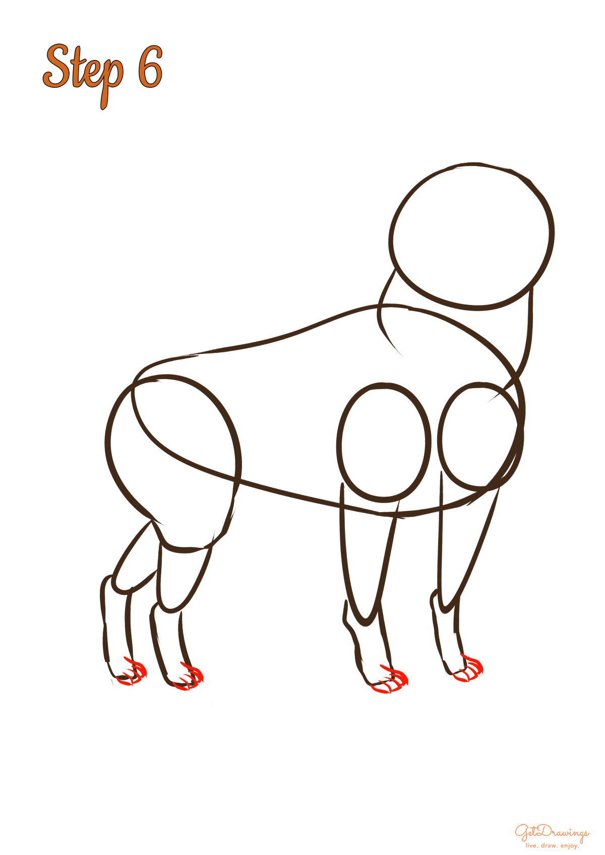 How to draw a Shiba Inu dog?