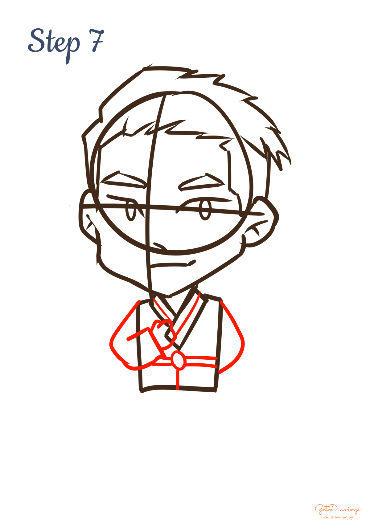 How to Draw a Traditional Korean Clothing