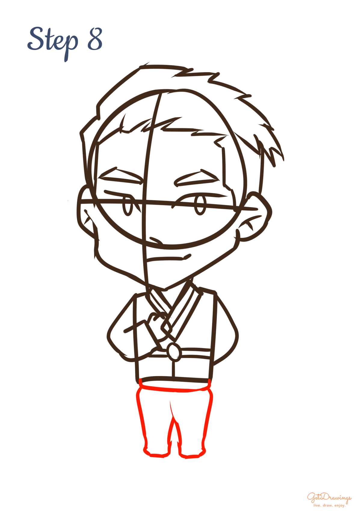 How to Draw a Traditional Korean Clothing