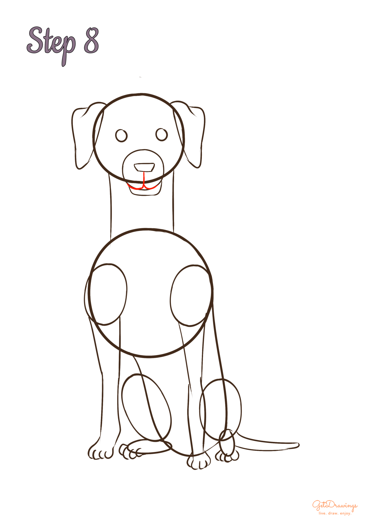 How to draw a Weimaraner dog? | GetDrawings.com