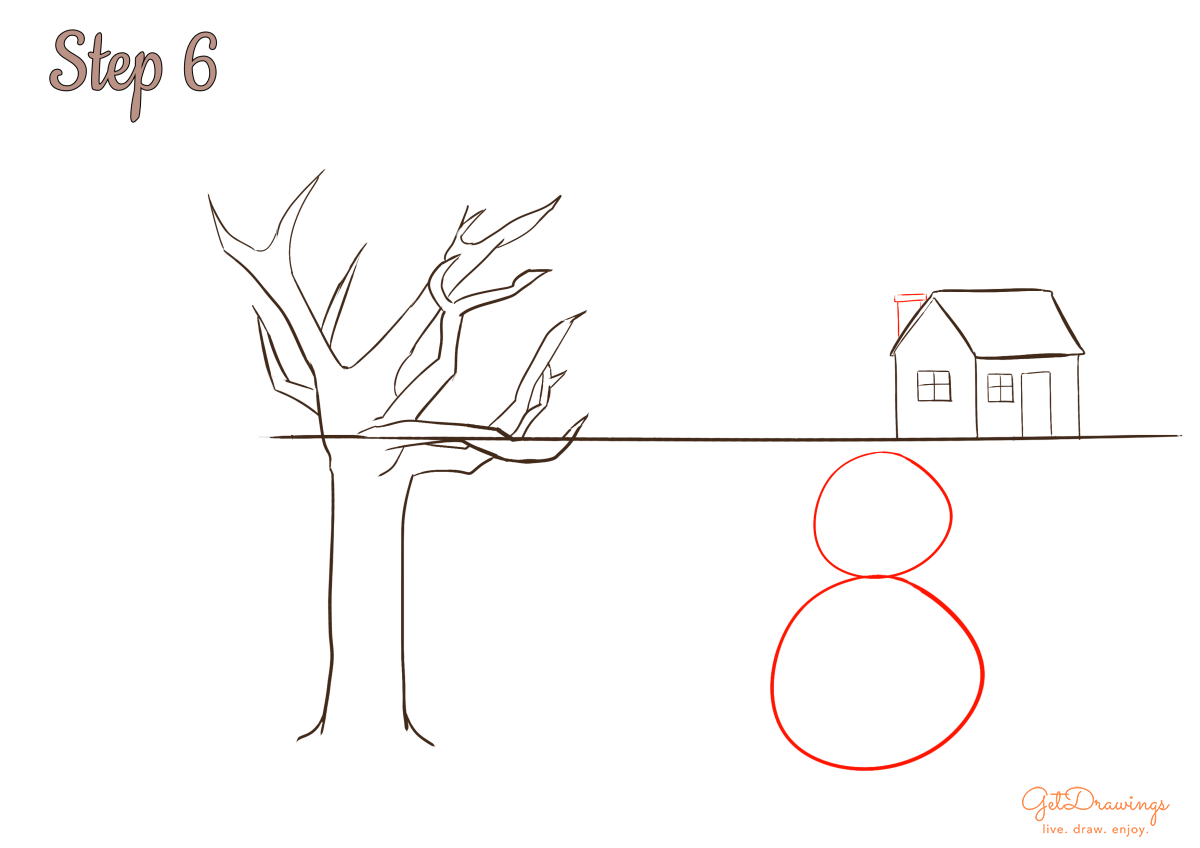 How to draw a Winter Season?