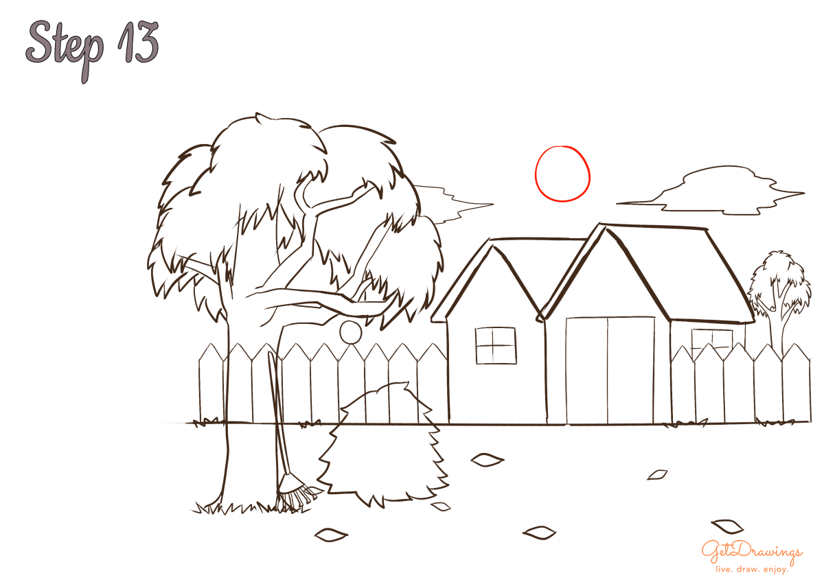 How to draw a Fall Season?