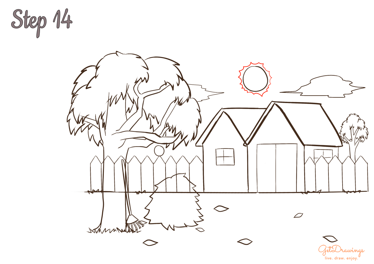 How to draw a Fall Season?