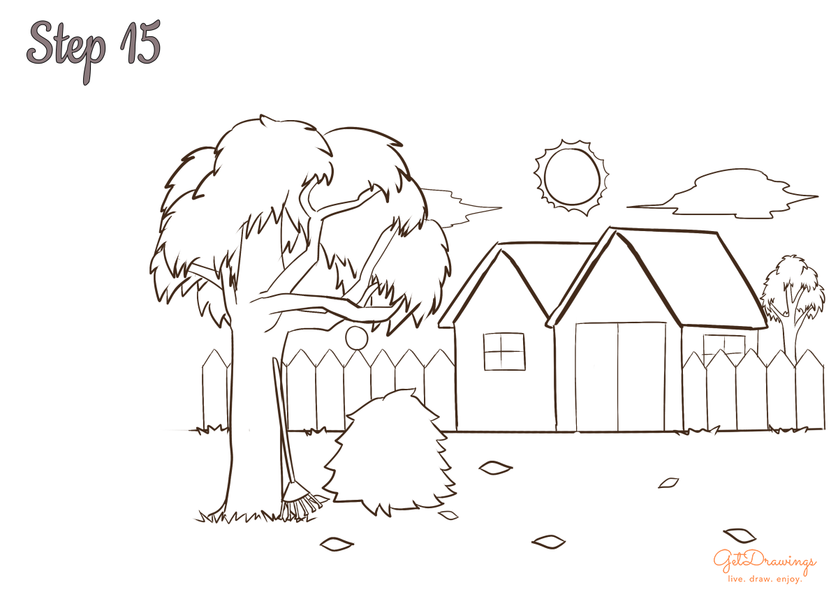 How to draw a Fall Season?