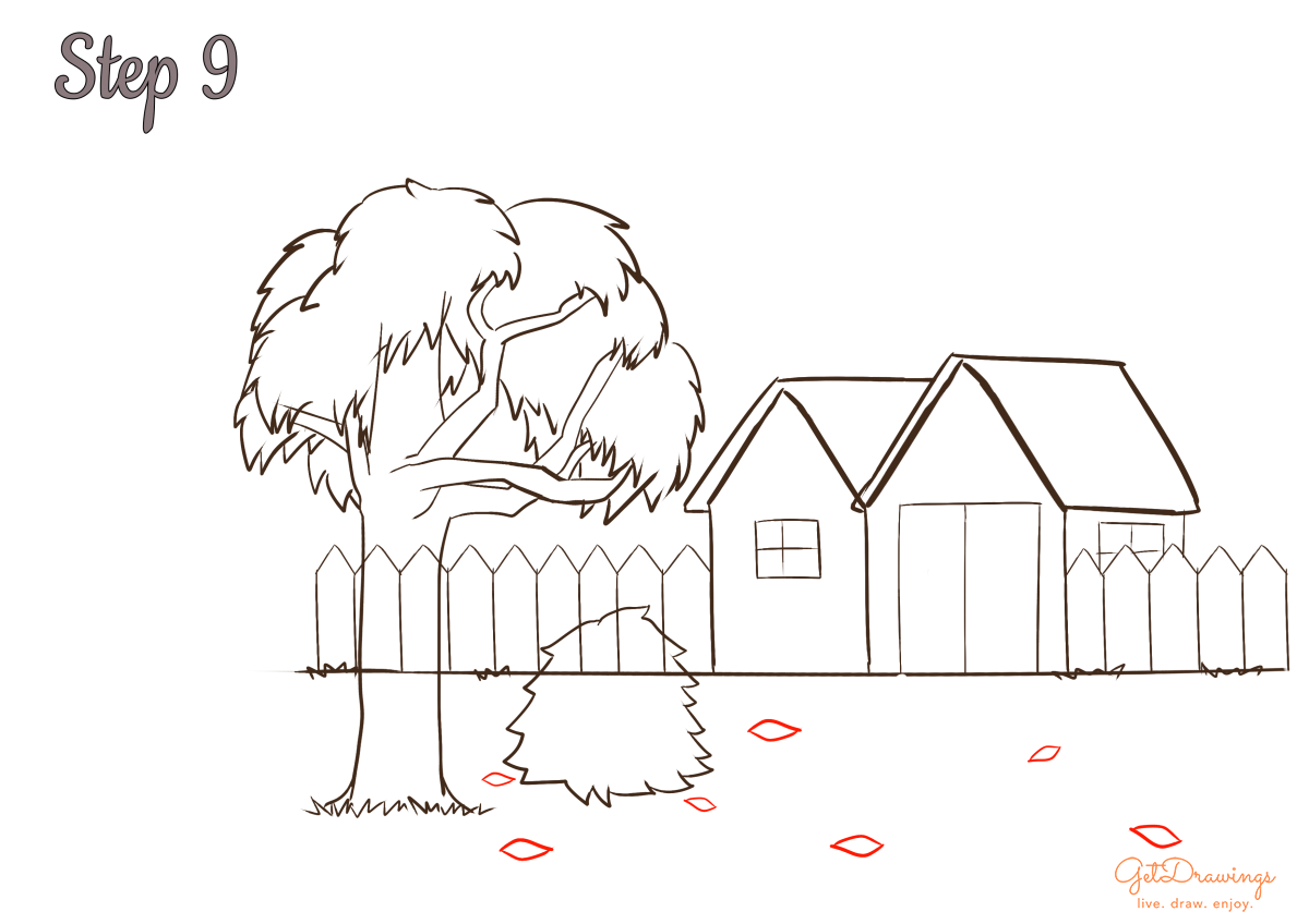 How to draw a Fall Season?