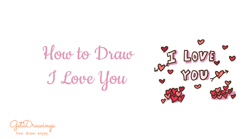 How to draw I Love You