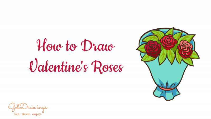 How to Draw Valentine’s Roses