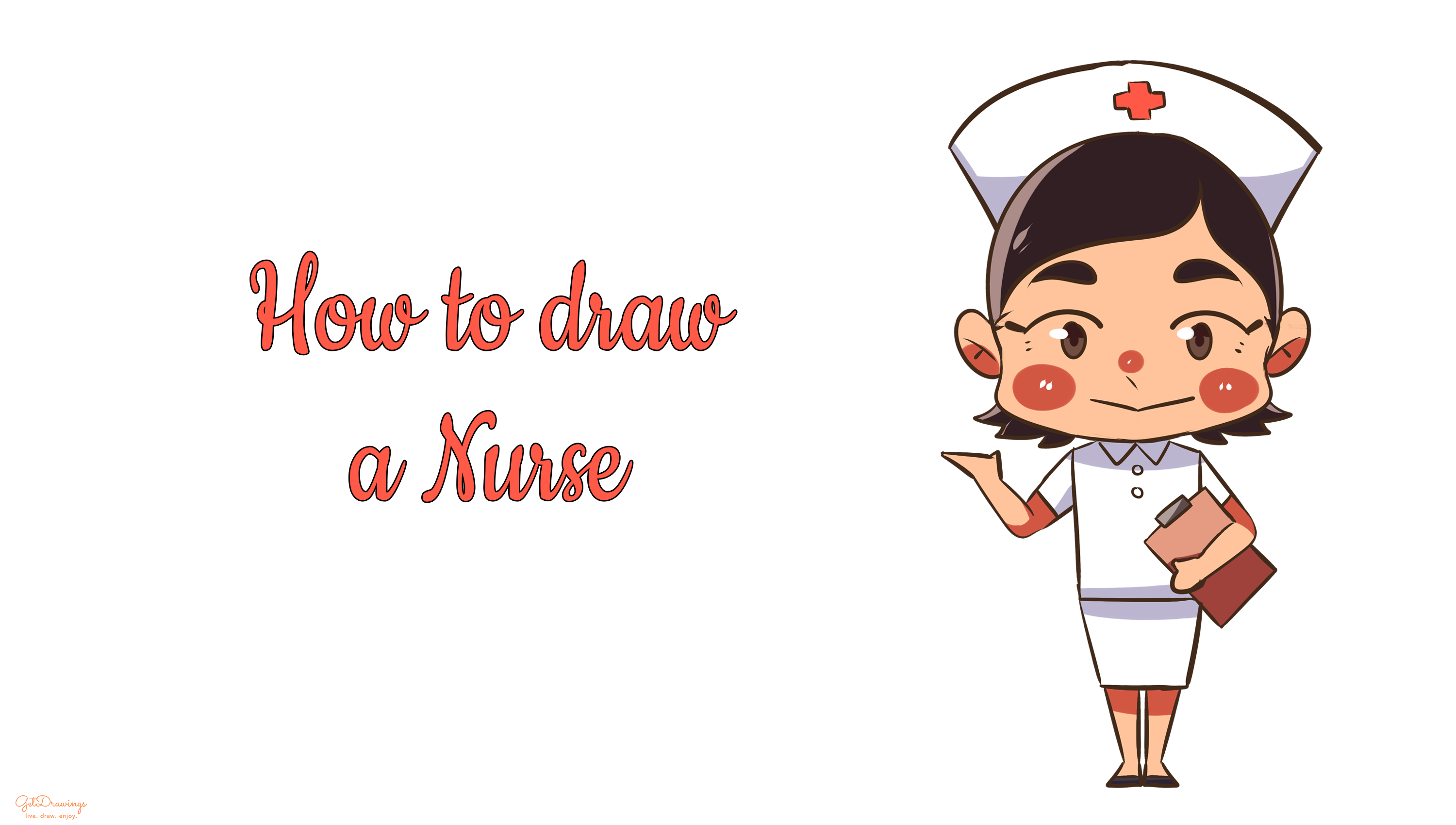 How to draw a Nurse?