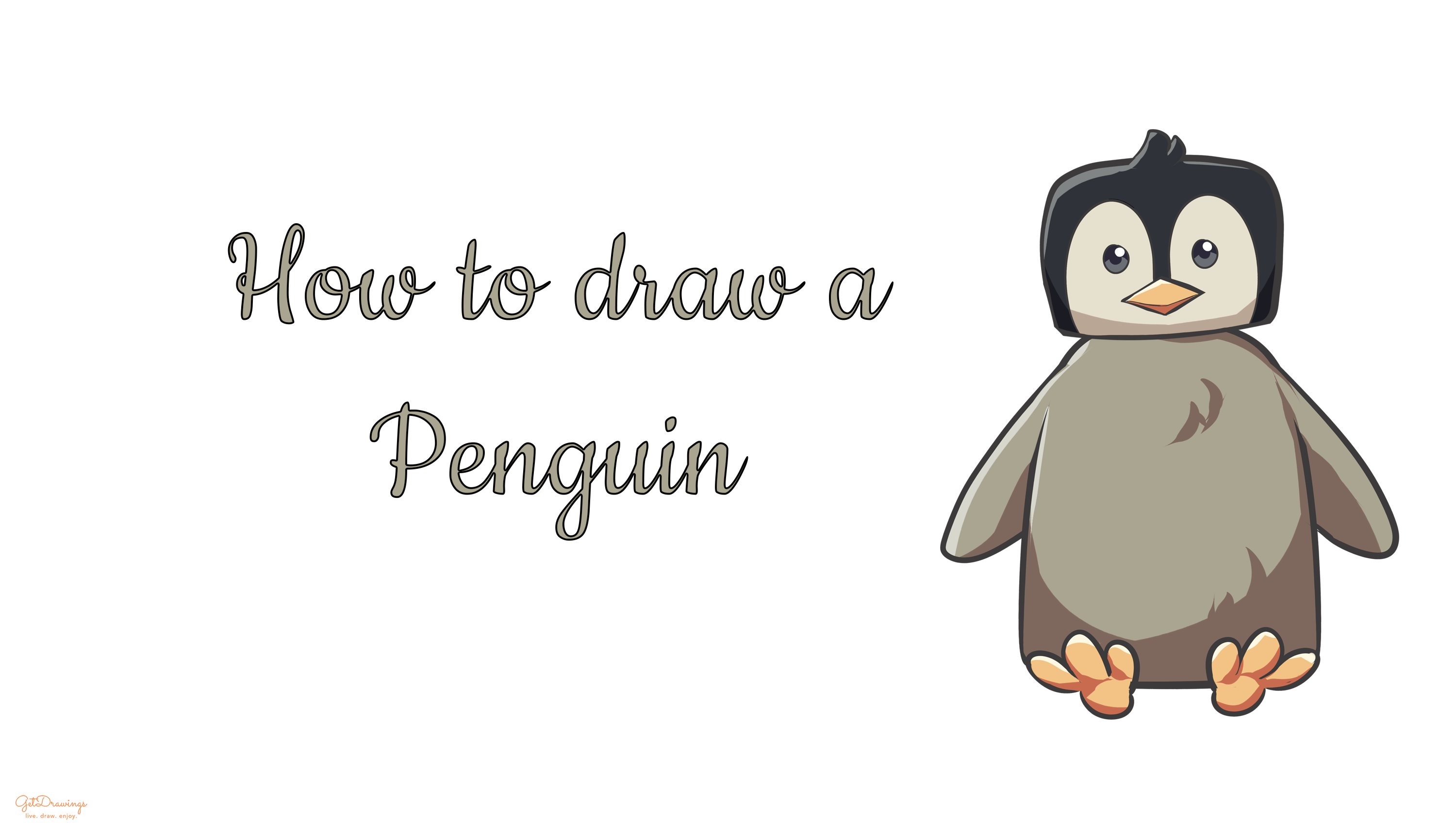 How to draw a Penguin?