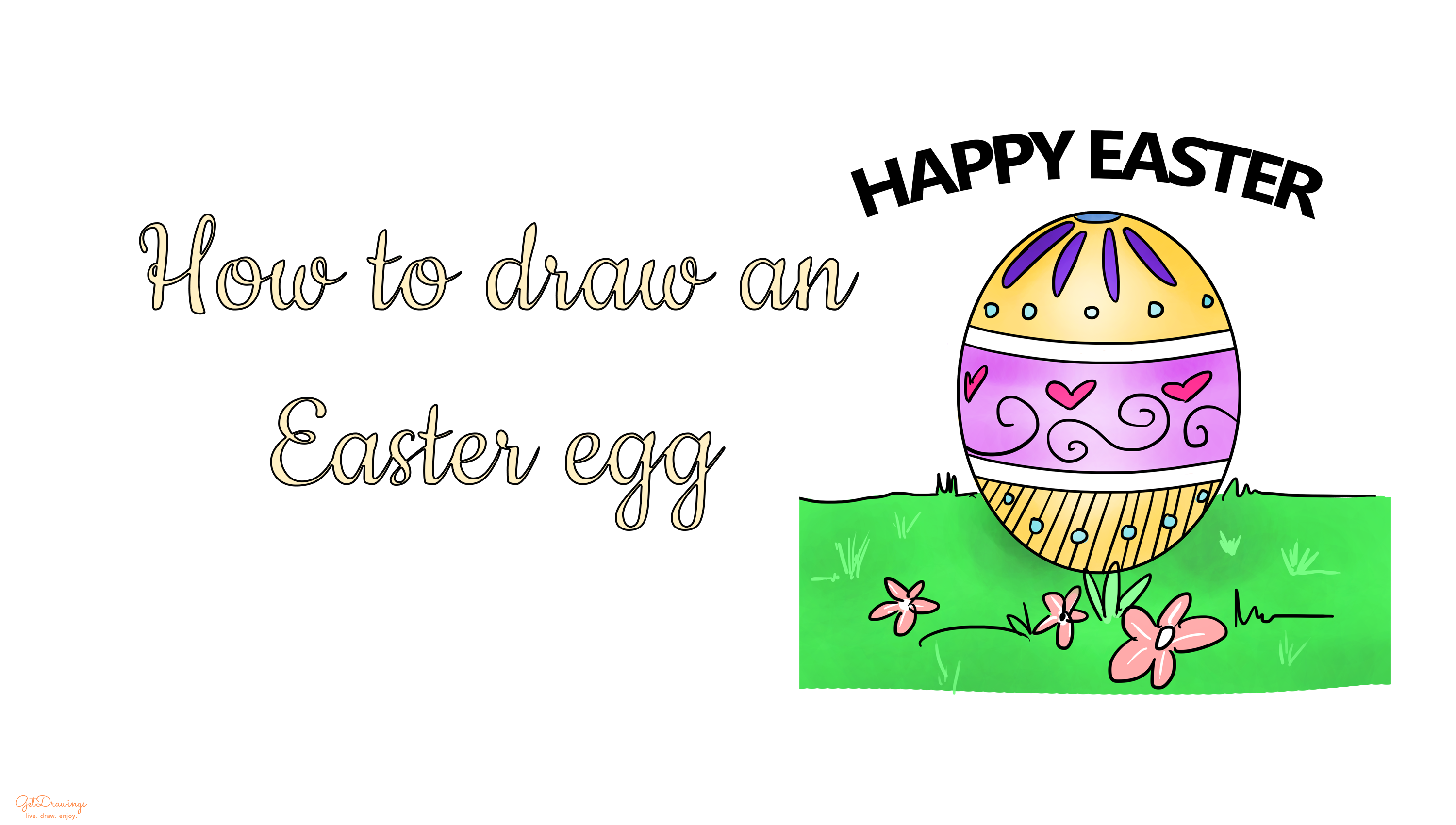 How to draw an Easter Egg?