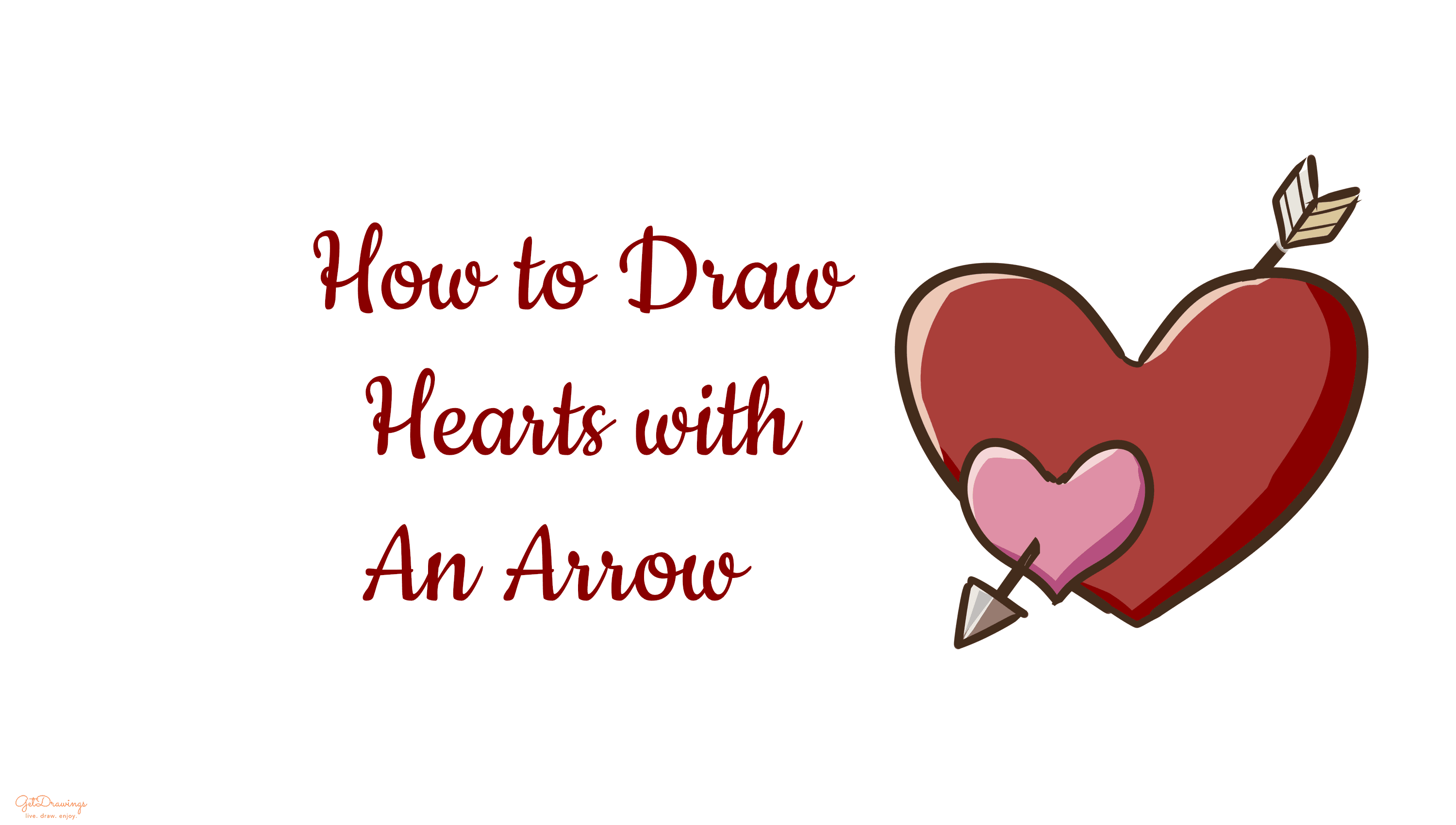 How to draw Hearts with an Arrow