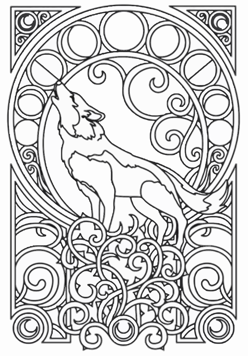 Adult coloring pages peacock