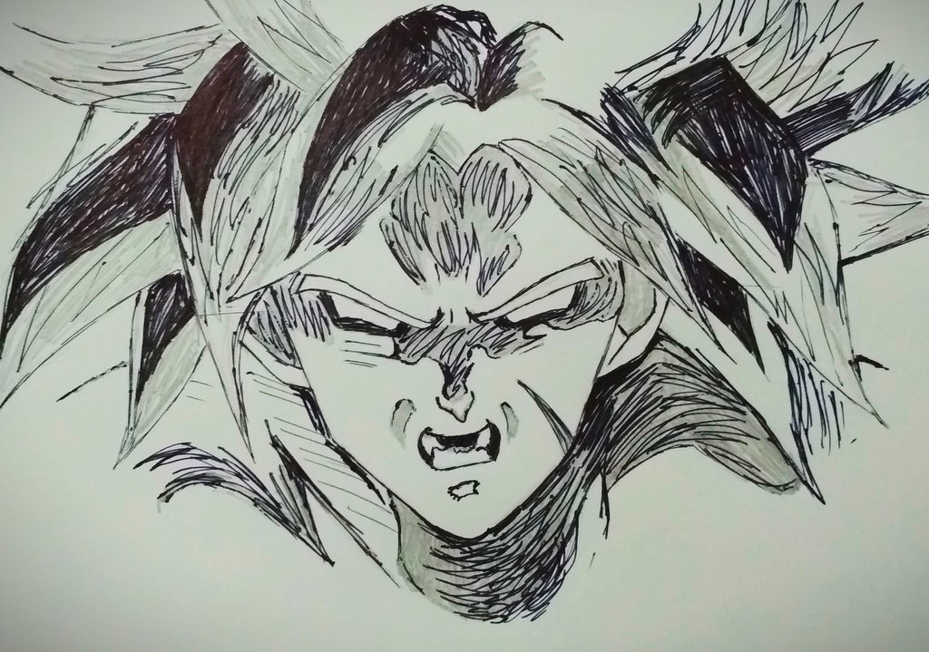 Sketch attempt of Broly..