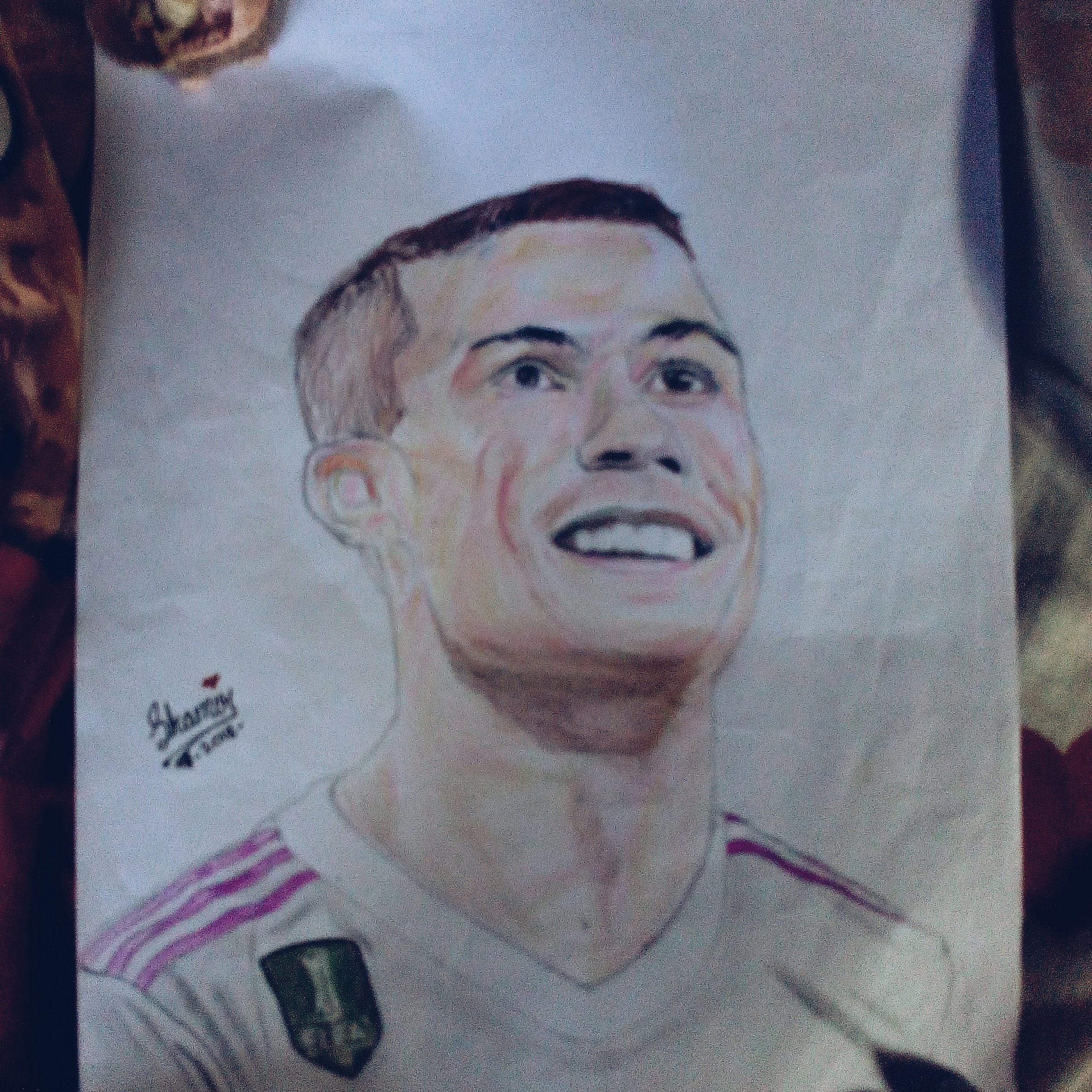 How to draw cr7