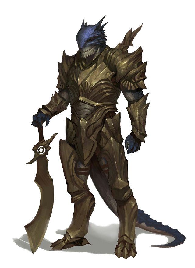 DnD Dragonborn warrior