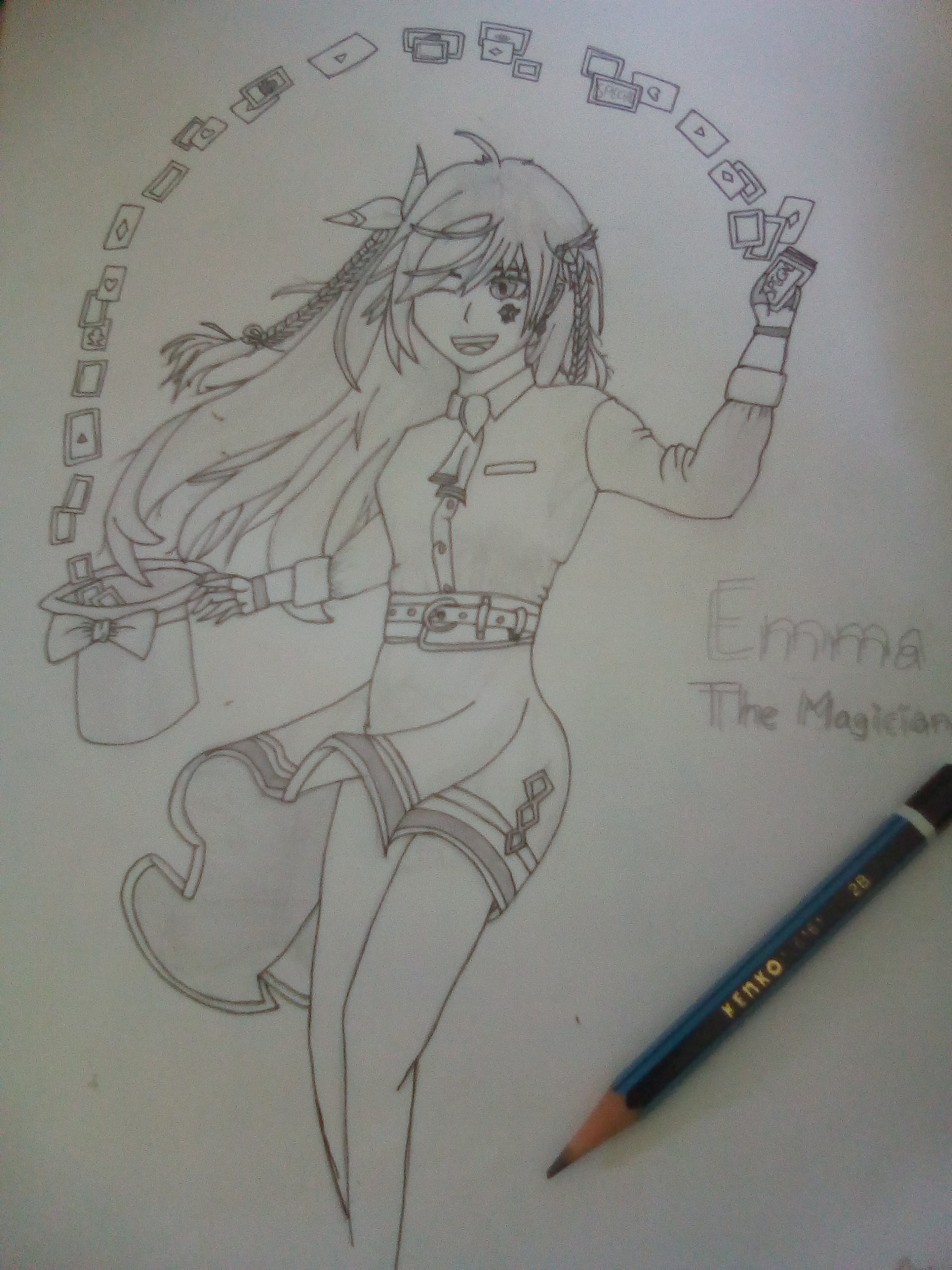 Fanart character of Emma from Black Survival