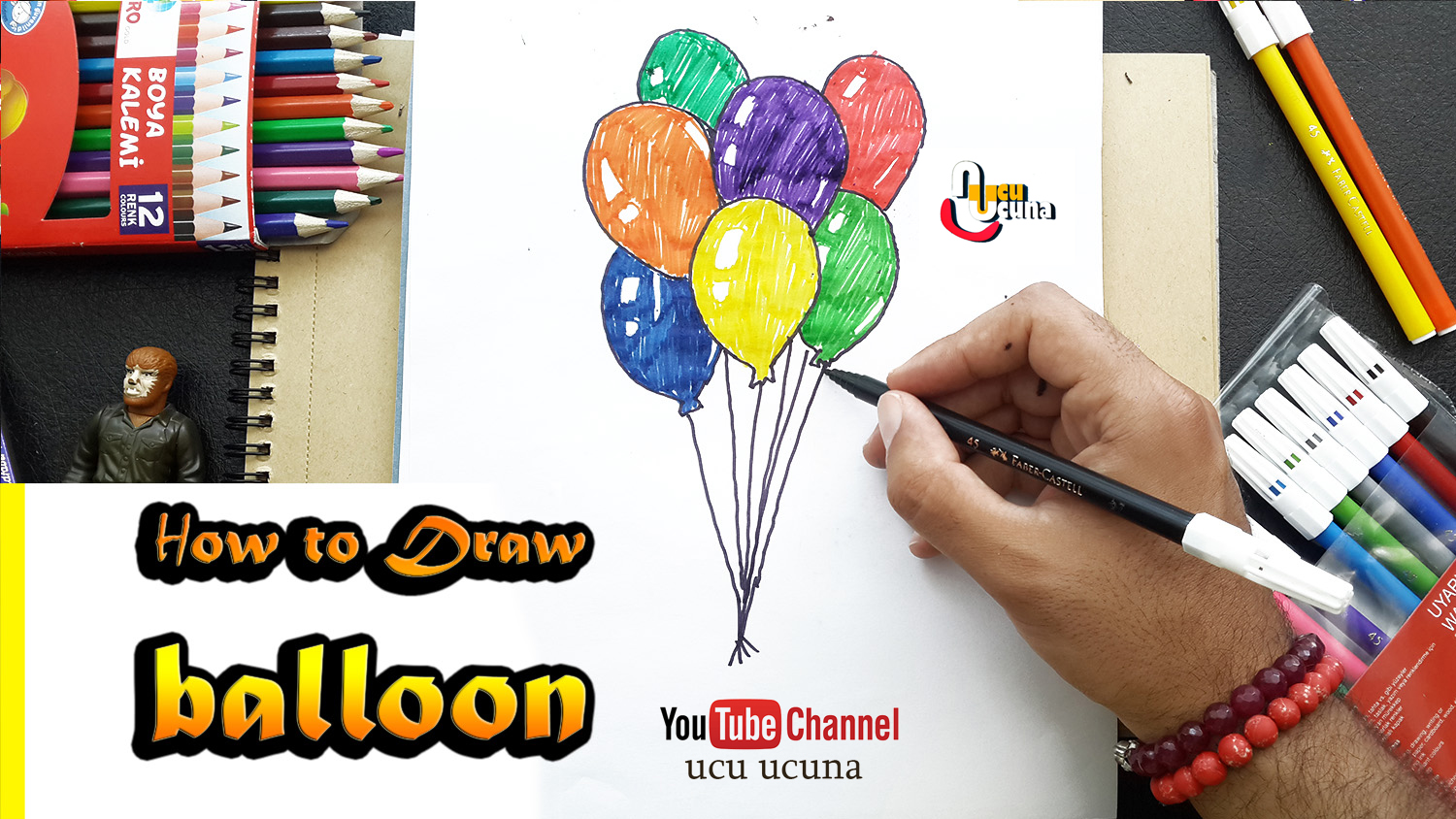 Hi everyone i ll be showing you how to draw balloon  step by step Let s learn draw for  kids  art  important at my life drow  with me i hope you like funny videos  tutorial if you like my draw you should click my youtube channel ucu ucuna