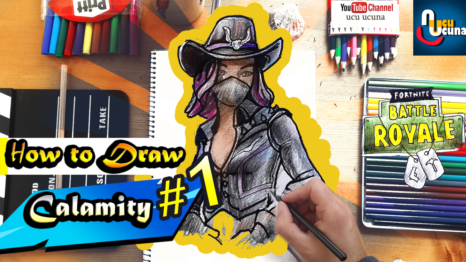 How to draw calamity tutorial youtube channel name is ucu ucuna Learn how to draw love ranger from Fortnite Step by step beginner drawing tutorial of the calamity skin in Fortnite.
