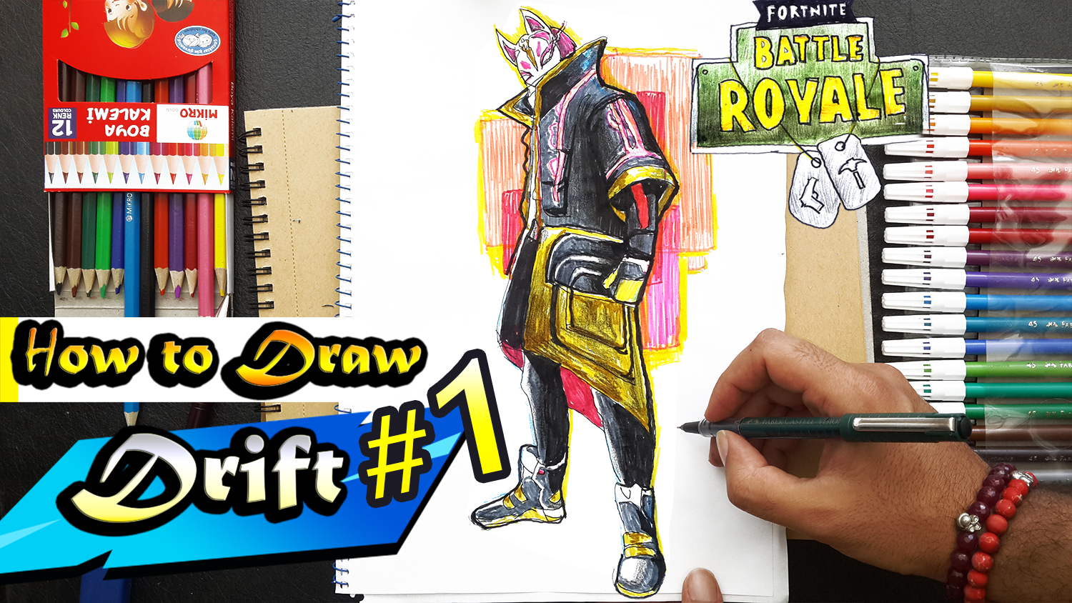 How to draw drift fortnite Fully Upgraded