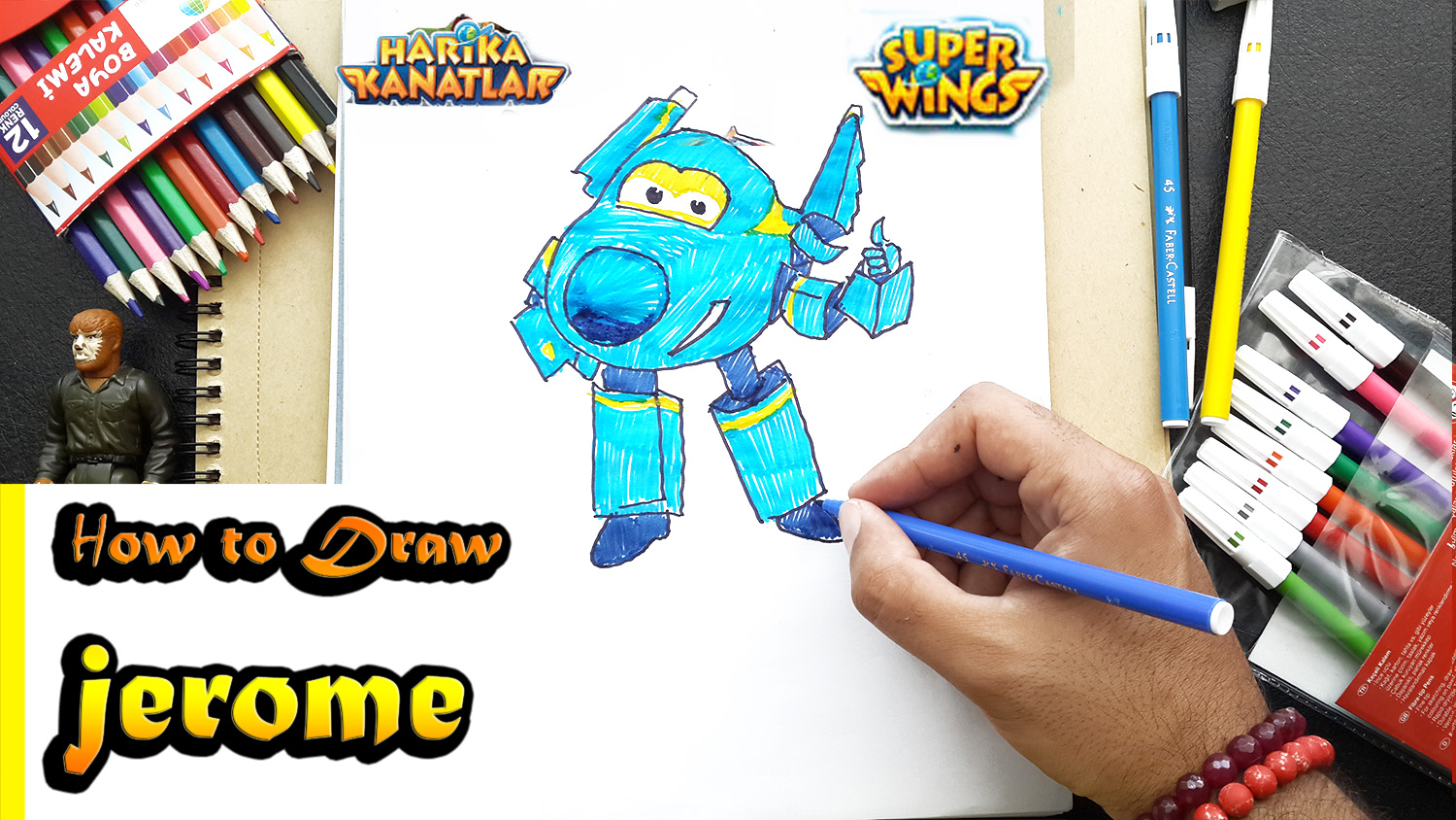 How to draw superwings draw step by step tutorial funny art basic kids draw lets art do