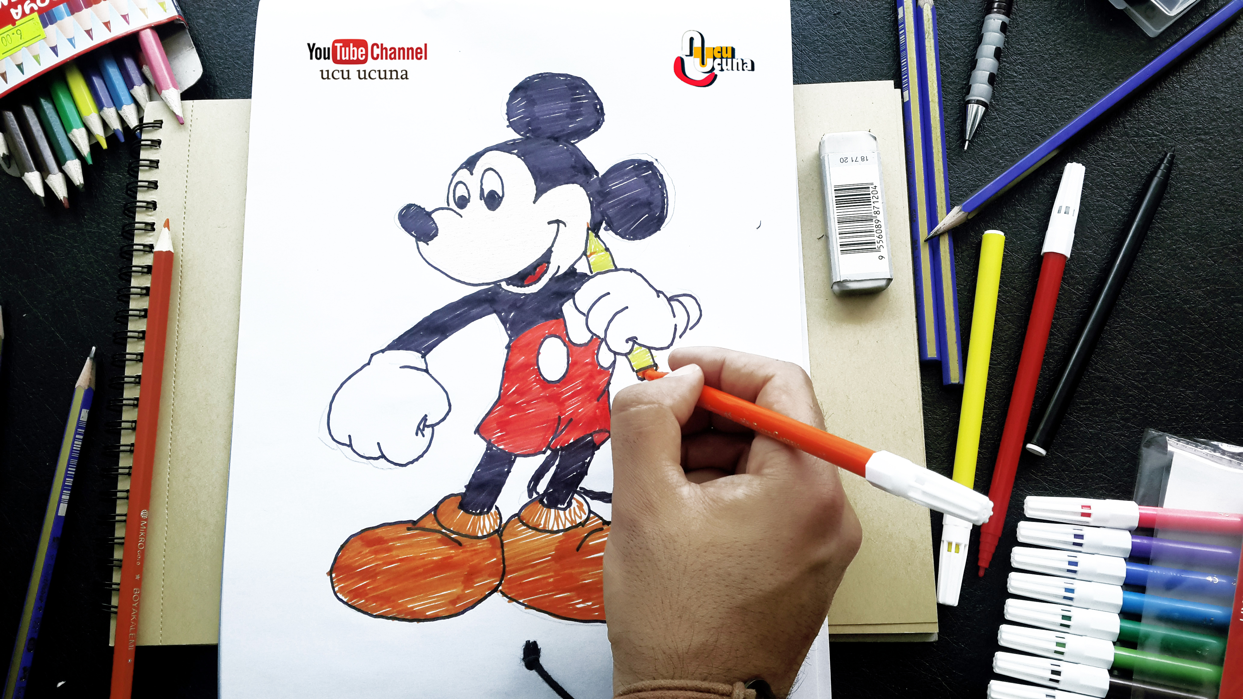 Hi everyone i ll be showing you how to draw mickey mouse step by step Let s learn draw for  kids  art  important at my life  drow  with me i hope you like funny videos  tutorial if you like my draw you click my youtube channel ucu ucuna