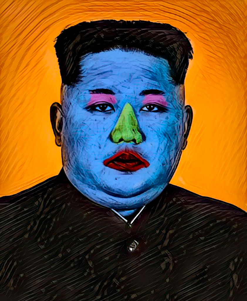 A pop art image of kim