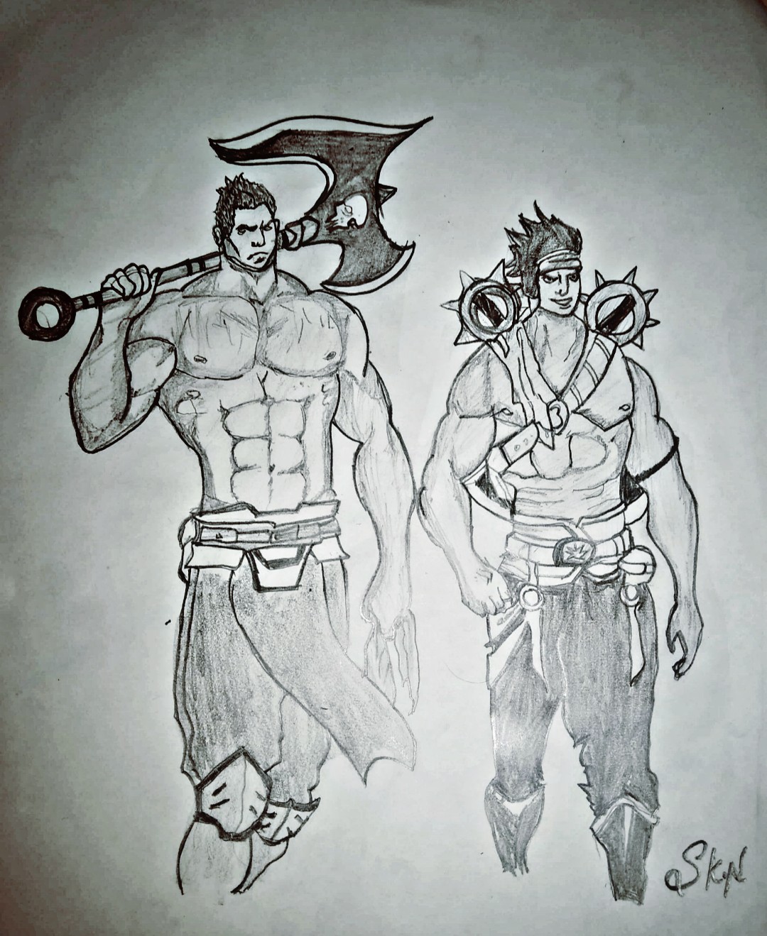 Darius and draven from league of leagends game