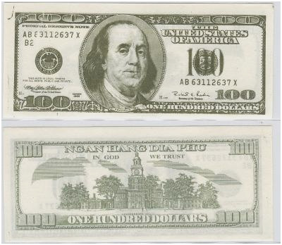 100 Dollar Bill Vector at GetDrawings | Free download