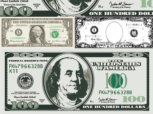 100 Dollar Bill Vector at GetDrawings | Free download