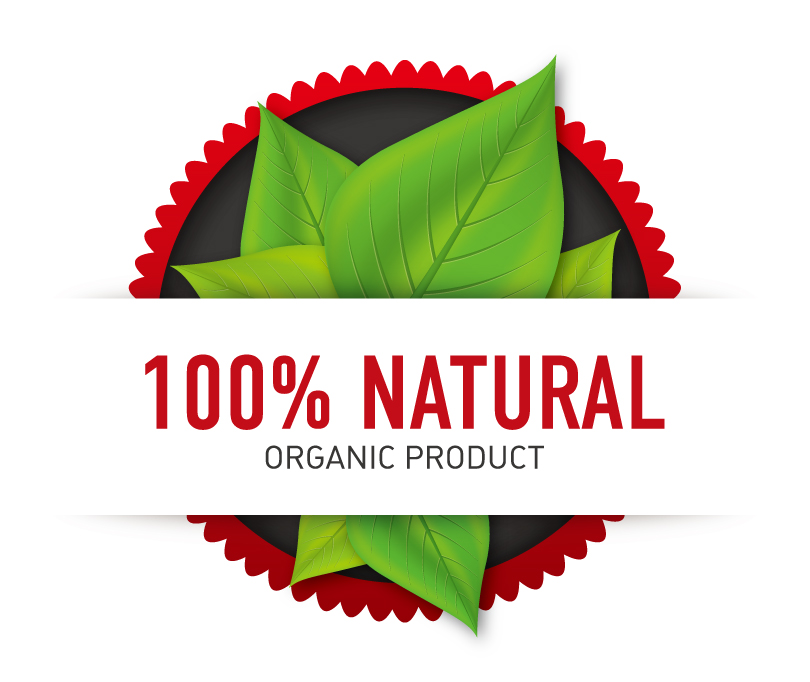 810x682 100% Natural Organic Product Vector Free Vector Graphic Download