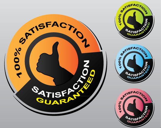 546x435 Badge Satisfaction Guaranteed Free Vector By Pic2graf