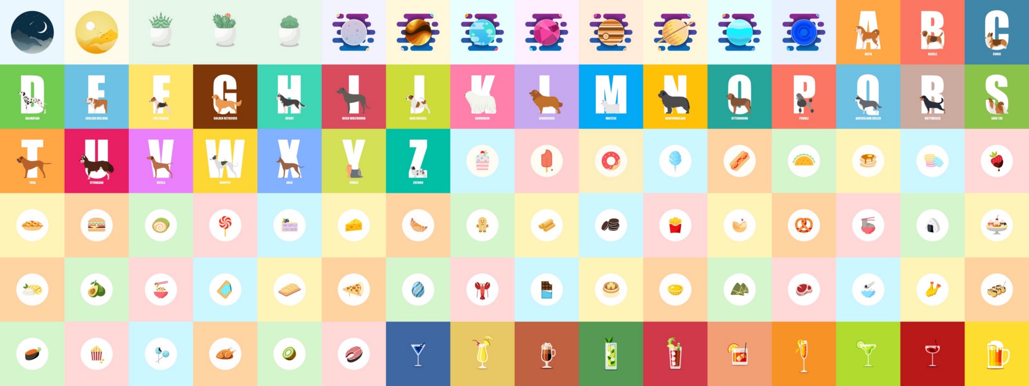 2000x750 100 Days Of Vector Illustration The 100 Day Project Medium