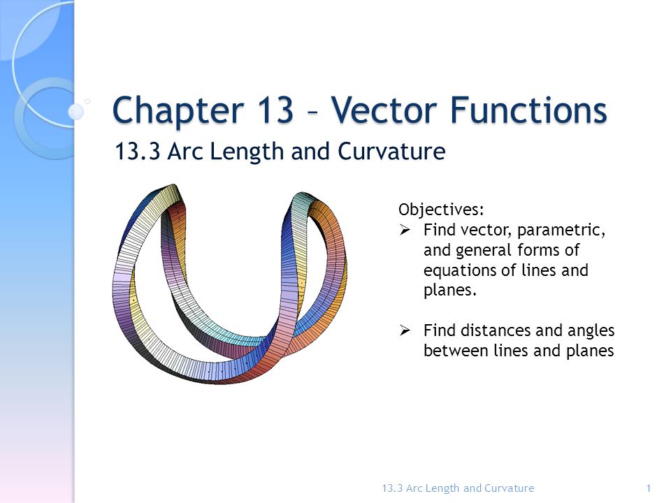 960x720 Chapter 13 Vector Functions