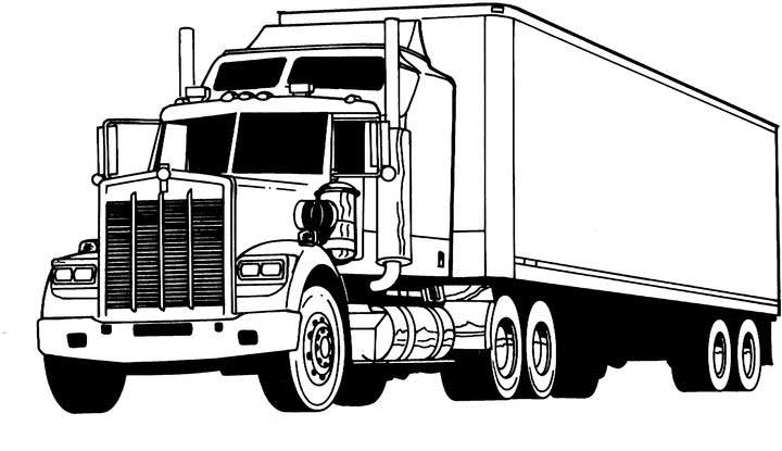 720x415 Flatbed Semi Truck Vector Free Semi Truck Vector Art Free