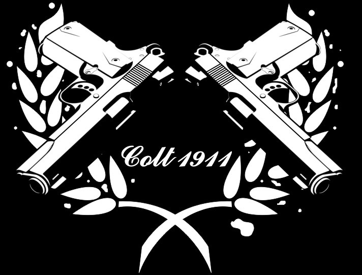 712x541 Colt 1911 Vector
