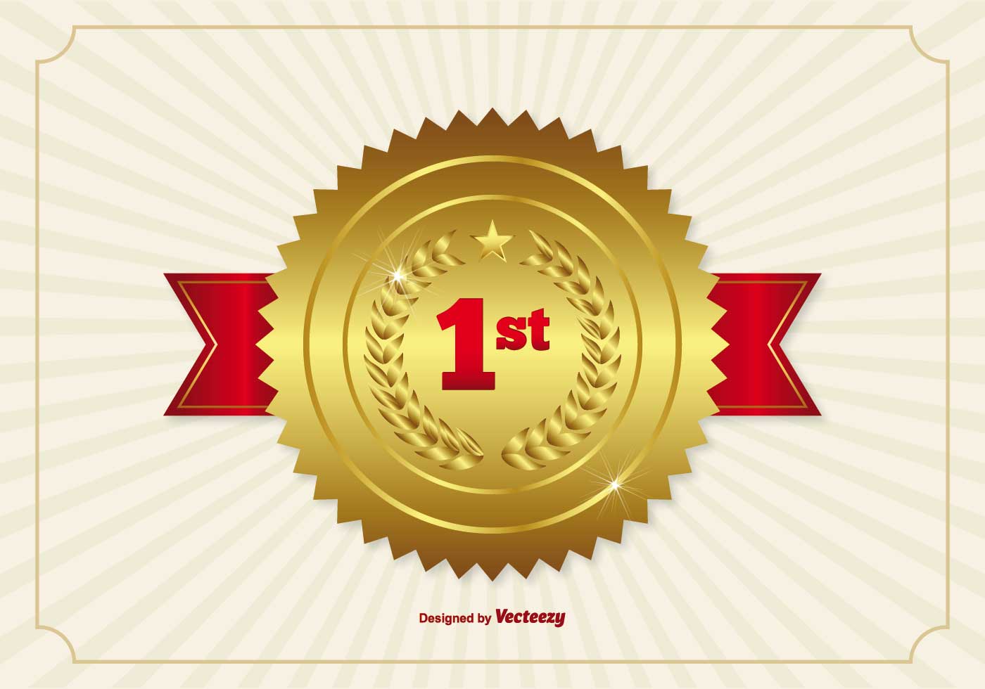 1400x980 Medal Free Vector Art