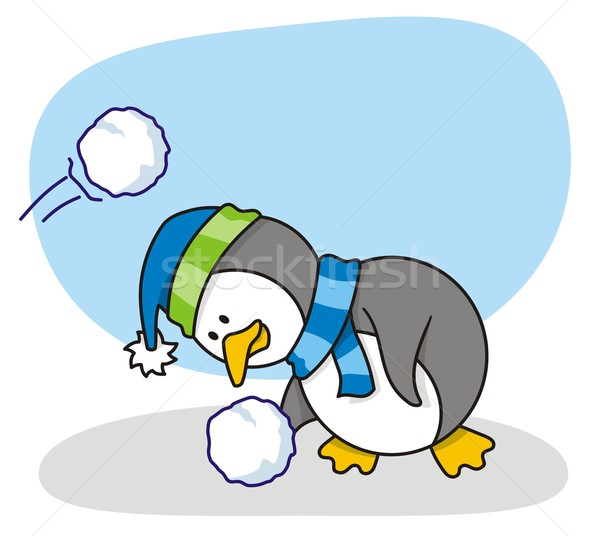 600x536 Little Penguin 2 Vector Illustration Sifis Diamantidis (Sifis