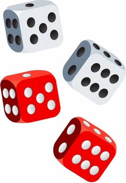 254x368 Vector Dice Free