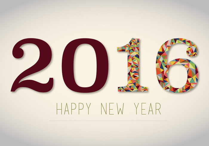 700x490 Free 2016 New Years Vector