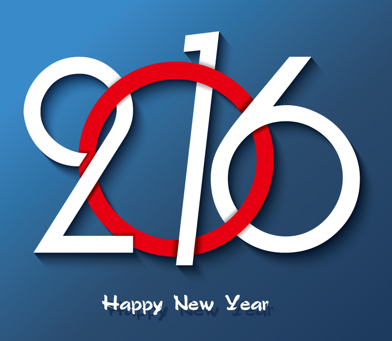 800x697 Happy New Year 2016 Vector Free Vector Graphic Download