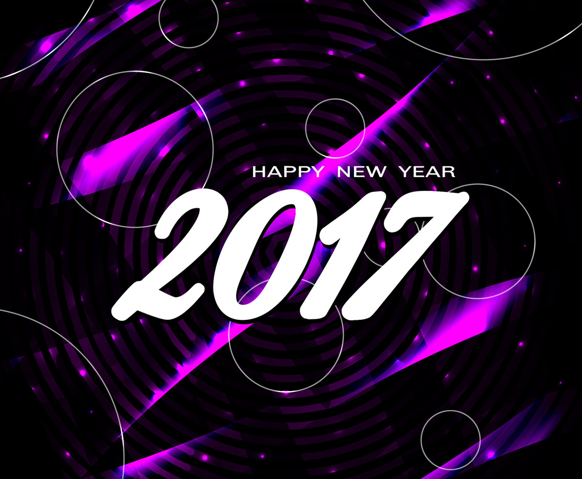 1136x936 Free Vector Happy New Year 2017 Bright Background Vector Art