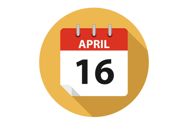 600x400 Vector Calendar Easter 2017