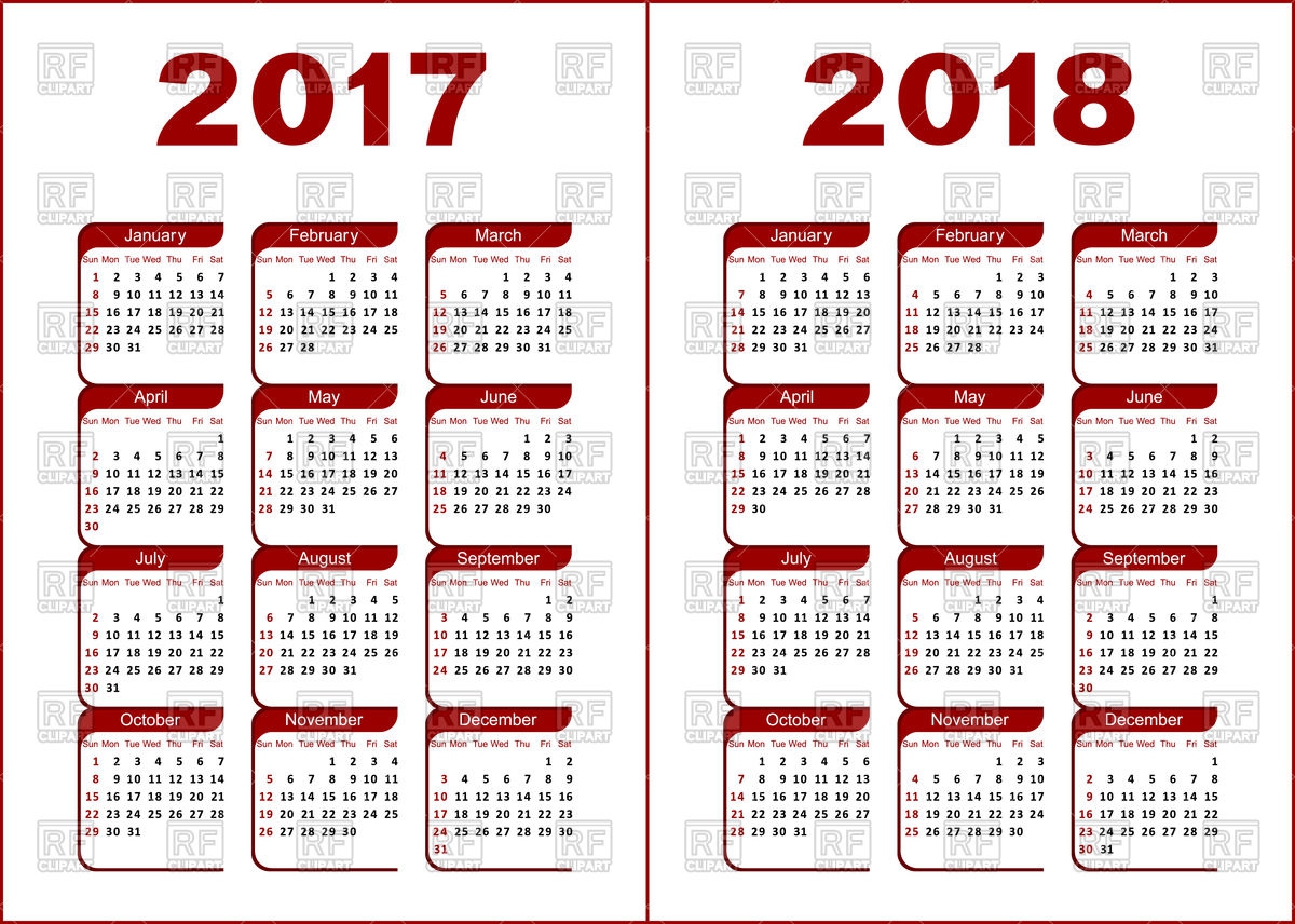 1200x856 Free Download 2018 Calendar Vector Jill Davis Design