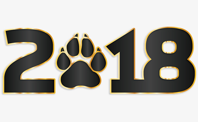 650x400 Black Claw 2018, Vector Png, Creative Design, Number 2018 Png And
