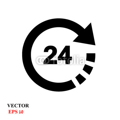 400x400 Open 24 Hours Vector Icon Buy Photos Ap Images Detailview