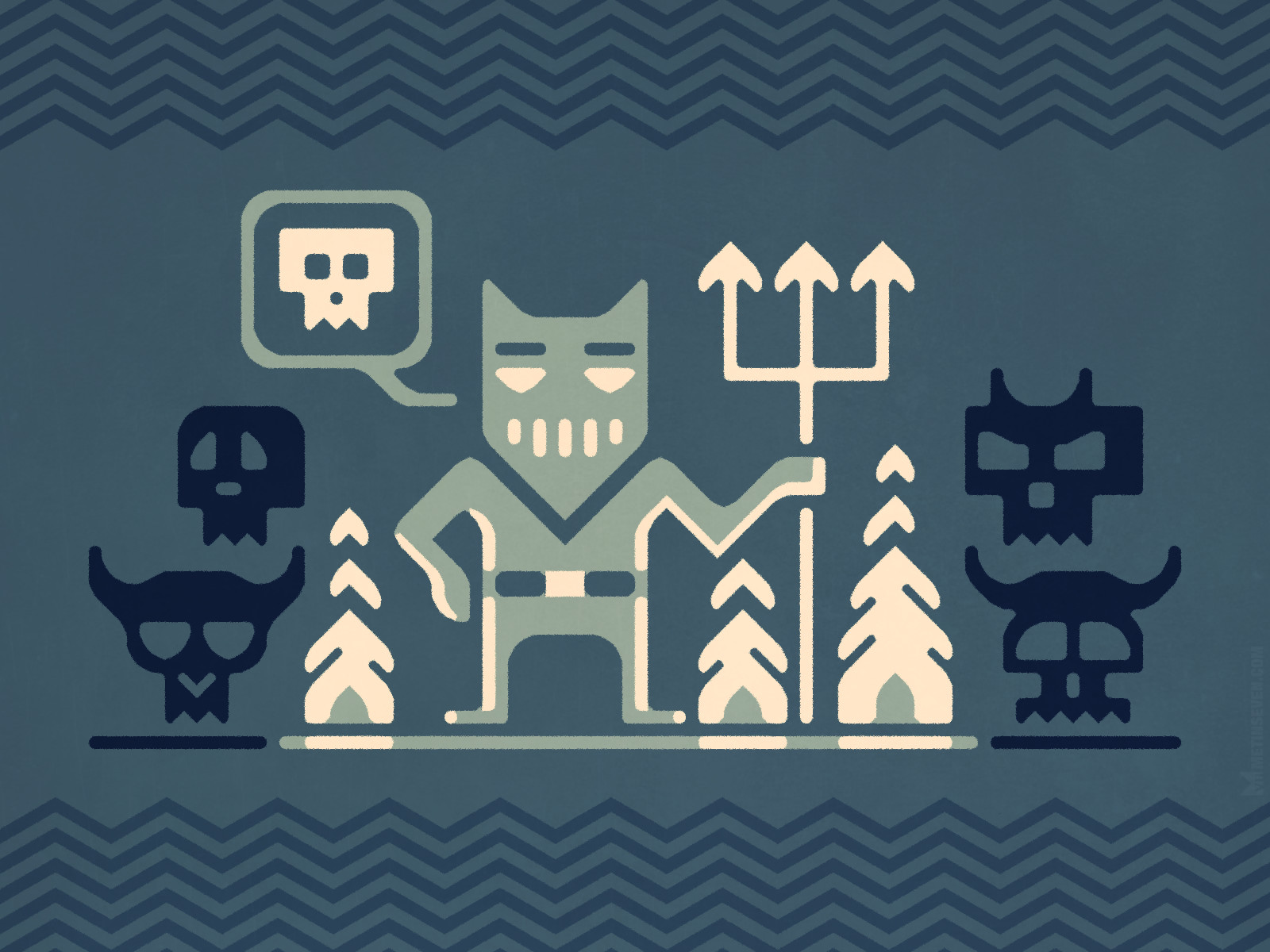 1600x1200 Metin Seven Visualizer Voxel Pixel Artist Logo Icon